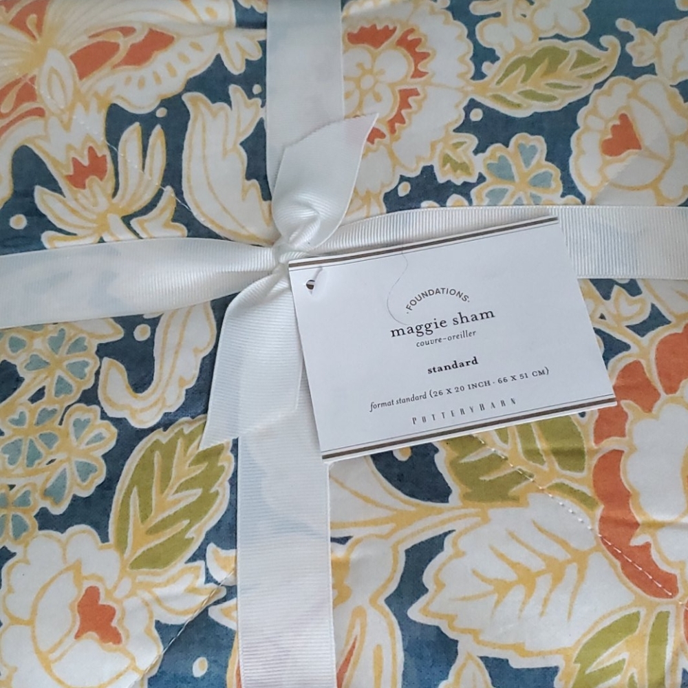 Set of 2 standard Maggie shams from pottery barn